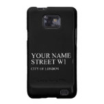 Your Name Street  Samsung Galaxy S2 Cases
