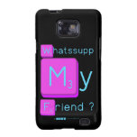 Whatssupp
 My
 Friend ?  Samsung Galaxy S2 Cases