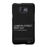 LONDON STREET SIGN  Samsung Galaxy S2 Cases