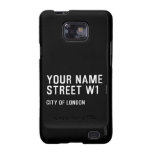 Your Name Street  Samsung Galaxy S2 Cases