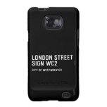 LONDON STREET SIGN  Samsung Galaxy S2 Cases