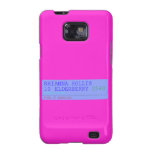 Rhianna hollis 10 elderberry  Samsung Galaxy S2 Cases