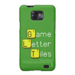 Game Letter Tiles  Samsung Galaxy S2 Cases