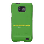  KIA MIA THOMPSON I LOVE U  Samsung Galaxy S2 Cases