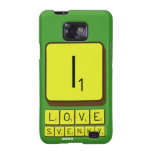i
 love 
 svenky  Samsung Galaxy S2 Cases