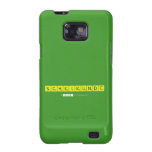 scheikunde  Samsung Galaxy S2 Cases