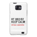 RT 002/02 KEEP CALM  Samsung Galaxy S2 Cases