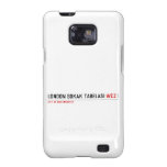 LONDON SOKAK TABELASI  Samsung Galaxy S2 Cases