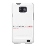 ilove music  Samsung Galaxy S2 Cases