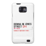 Donna M Jones STREET  Samsung Galaxy S2 Cases
