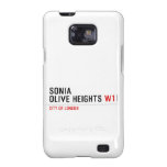 Sonia olive heights  Samsung Galaxy S2 Cases