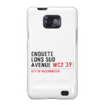 enquete  lons sud  avenue  Samsung Galaxy S2 Cases