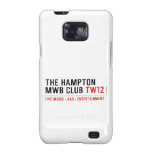 the Hampton  MWB Club  Samsung Galaxy S2 Cases