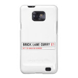 Brick Lane Curry  Samsung Galaxy S2 Cases