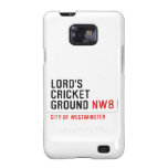 LORD'S CRICKET GROUND  Samsung Galaxy S2 Cases