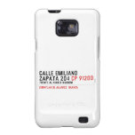 CALLE EMILIANO  ZAPATA 204  Samsung Galaxy S2 Cases