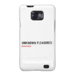 unKNOWN PLEASURES  Samsung Galaxy S2 Cases