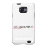 purple voucher avenue  Samsung Galaxy S2 Cases