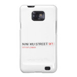 NINI MU STREET  Samsung Galaxy S2 Cases