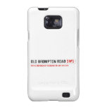 Old Brompton Road  Samsung Galaxy S2 Cases