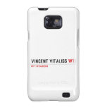 vincent vitaliss  Samsung Galaxy S2 Cases