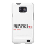 Kailyn ringer Popular road  Samsung Galaxy S2 Cases