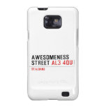 awesomeness street  Samsung Galaxy S2 Cases