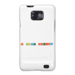 I Love Fitria  Samsung Galaxy S2 Cases