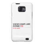 Vixen's Grape Lane  Avenue  Samsung Galaxy S2 Cases