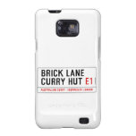 Brick Lane  Curry Hut  Samsung Galaxy S2 Cases