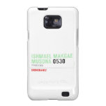 ISHMAEL MAKGAE MUSONA  Samsung Galaxy S2 Cases