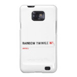 rainbow twinkle  Samsung Galaxy S2 Cases