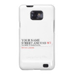 Your Name Street anuvab  Samsung Galaxy S2 Cases