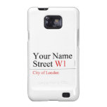 Your Name Street  Samsung Galaxy S2 Cases