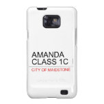 AMANDA class 1C  Samsung Galaxy S2 Cases