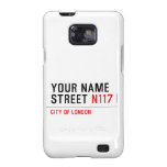 Your Name Street  Samsung Galaxy S2 Cases