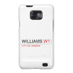 WILLIAMS  Samsung Galaxy S2 Cases