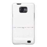 Ya deberías de empezar a carbono  Hidrógeno Americio y  Bario
 Chamba  Samsung Galaxy S2 Cases