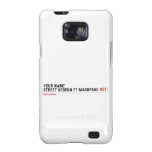 Your Name Street HEBRON ft MABOPANE  Samsung Galaxy S2 Cases