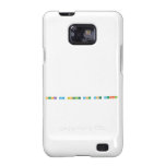suck my asshole you cunt muffin  Samsung Galaxy S2 Cases