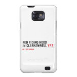 Red Riding Hood  in Clerkenwell  Samsung Galaxy S2 Cases
