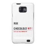 Rue  chocololo  Samsung Galaxy S2 Cases