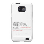 Canyon of chuck norris INFinity 2018 (D'oh)  Samsung Galaxy S2 Cases