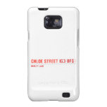 chloe Street  Samsung Galaxy S2 Cases