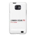 London vegan  Samsung Galaxy S2 Cases