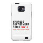 HARRODS DEPARTMENT STORE  Samsung Galaxy S2 Cases