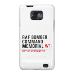 raf bomber command memorial  Samsung Galaxy S2 Cases