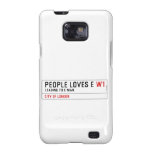 PEOPLE LOVES E  Samsung Galaxy S2 Cases