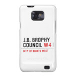 J.B. BROPHY COUNCIL  Samsung Galaxy S2 Cases