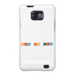 CHem is try  Samsung Galaxy S2 Cases